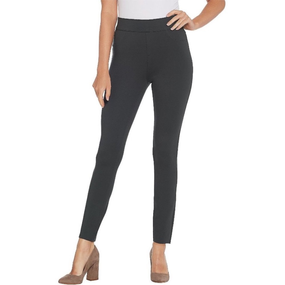 Spanx Women's Ponte Ankle Length Leggings Pepper Grey Size 2X